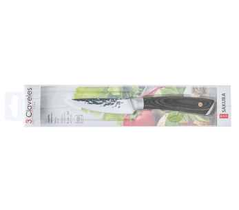 Sakura 3 claveles kuorintaveitsi 9cm pakkawood kahva 2