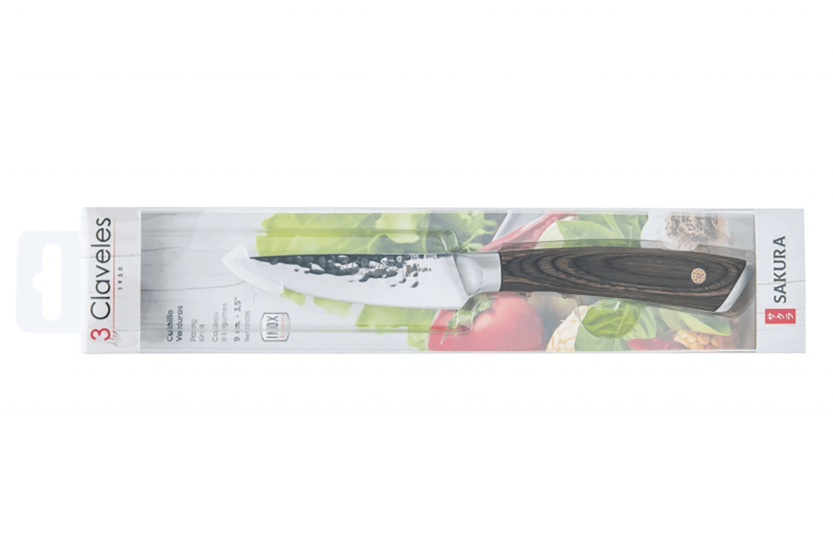 Sakura Spickmesser 3 Klappen Pakkaholzgriff 9cm