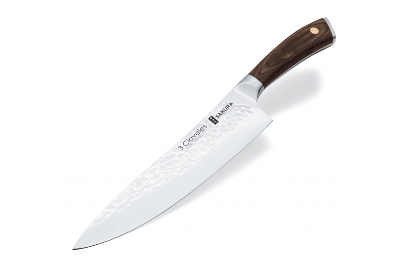 Faca de chef Sakura 3 claveles com cabo pakka 20cm