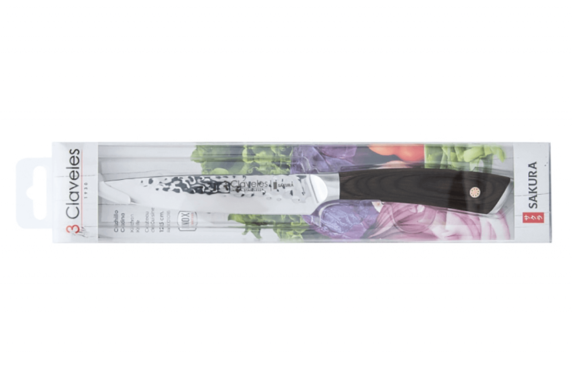 coltello universale 3 Claveles Sakura manche confezione da 12,5 cm