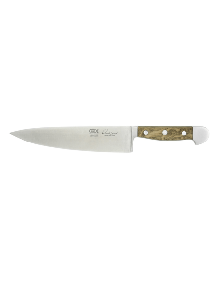 Sett med 5 smidde Güde Alpha Oak-kniver
