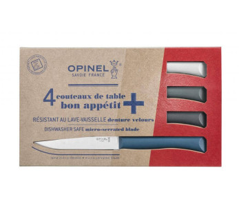 Conjunto de 4 facas Opinel Bon Appétit+ Tempête 11cm em aço inoxidável 2