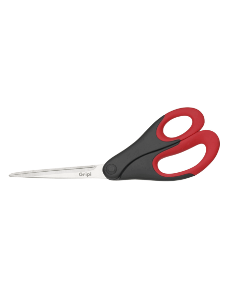 Tesoura universal Richardson Gripi 24 cm preta e vermelha
