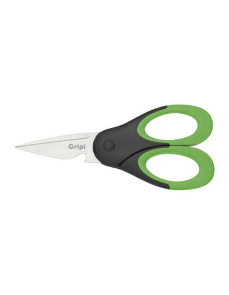 Richardson Gripi 20cm svart och grön kökssax med integrerad flasköppnare