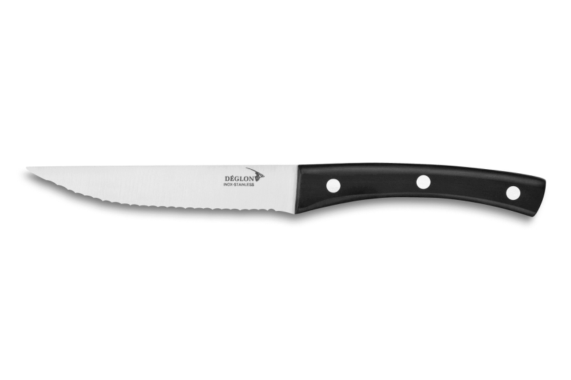 Déglon Brasserie pihviveitsi 12cm ruostumattomasta teräksestä valmistettu hammastettu terä