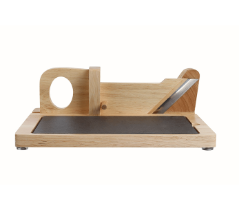 Livoo houten worstguillotine met leistenen bakje