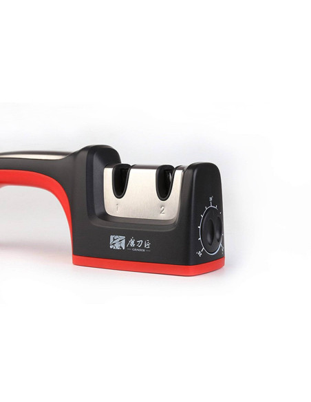 Taidea manual sharpener adjustable angle from 15 to 25°.
