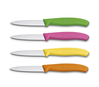 Doos van 20 Victorinox Swissclassic schilmesjes 8cm gekarteld lemmet