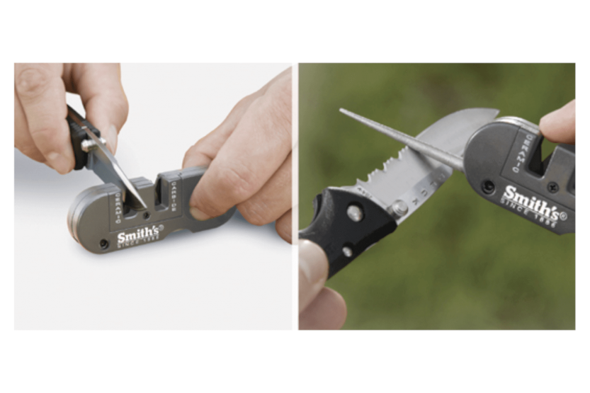 Smith pocket knife 2 slots + diamond rod