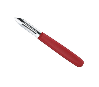 Pelador Victorinox de doble ranura con mango de poliamida rojo