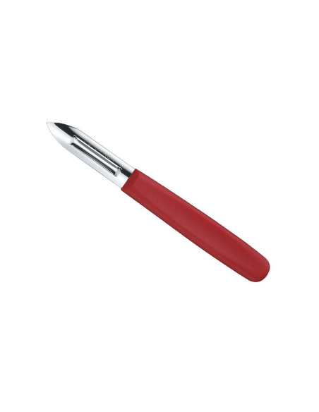 Victorinox skalare med dubbla slitsar, handtag i röd polyamid