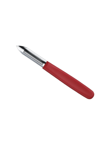 Victorinox skræller med rødt polyamidhåndtag