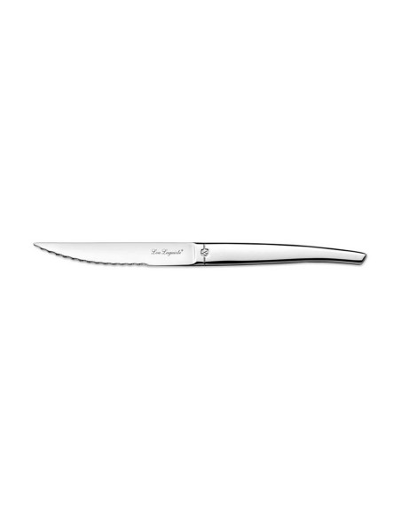 Cuchillo chuletero Lou Laguiole Jet de acero inoxidable