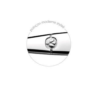 Cuchillo chuletero Lou Laguiole Jet de acero inoxidable 2