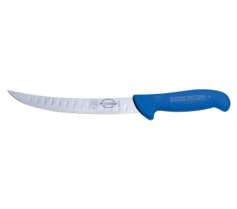 Dick Ergogrip forskaleringskniv 21 cm med granton-eggblad, blått håndtak
