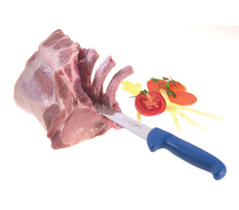 Cuchillo para trinchar Dick Ergogrip, hoja de 22 cm, mango azul 2
