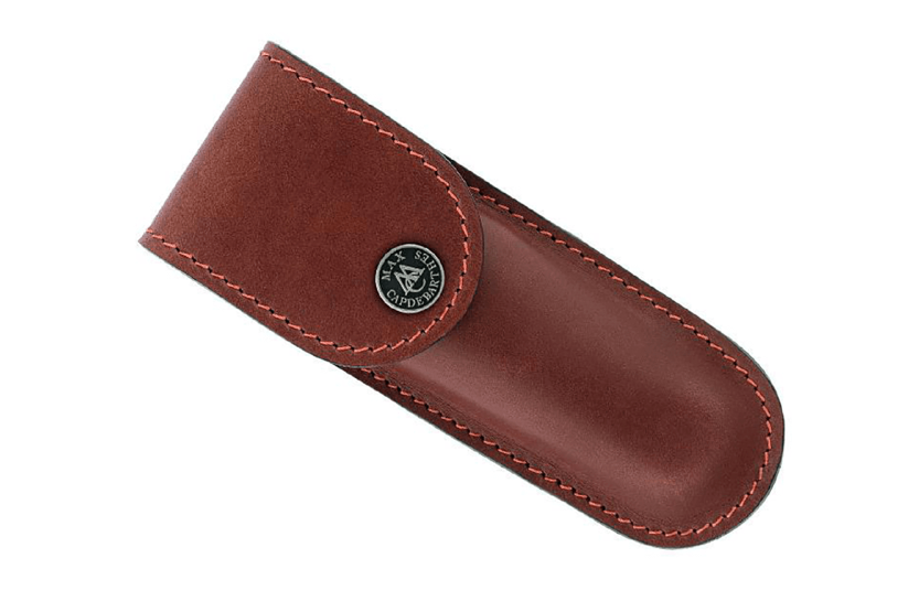 Max CapdeBarthes S100 Peru leather sheath for Laguiole pocket knife