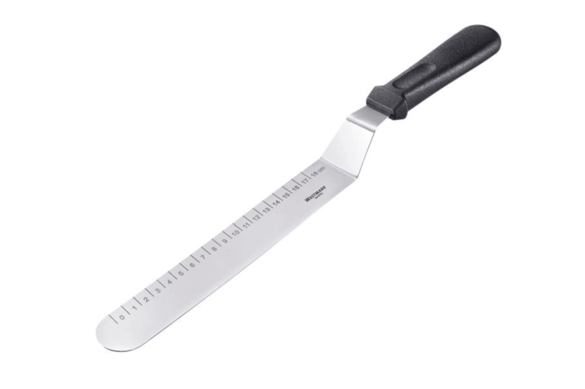 Westmark gradueret vinklet spatel med blad af rustfrit stål
