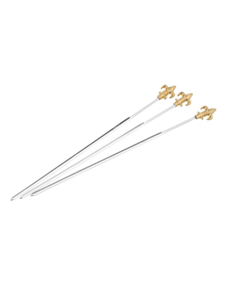 Set de 3 pinchos de acero inoxidable Westmark "Lilie" con adornos