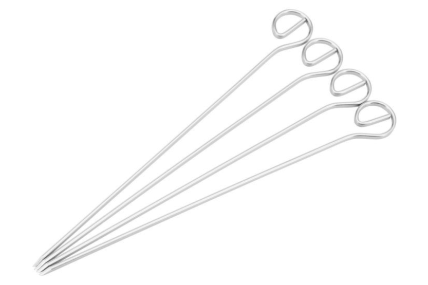 Set of 4 Westmark 21cm stainless steel skewer picks