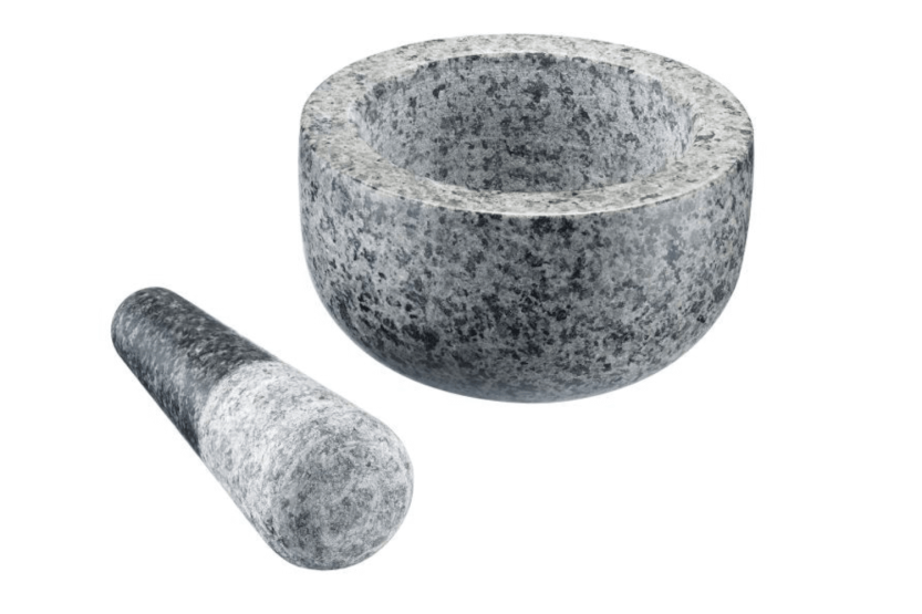 Mörser Westmark Durchmesser 13 cm aus Granit + Stößel