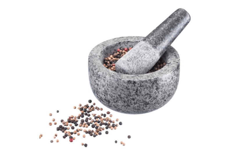 Mörser Westmark Durchmesser 13 cm aus Granit + Stößel