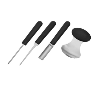 Kit Westmark de 4 piezas para tallar calabazas de Halloween