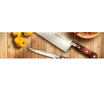 SABATIER Saveur 100% smidd kockkniv 25cm mässingsnitar 2