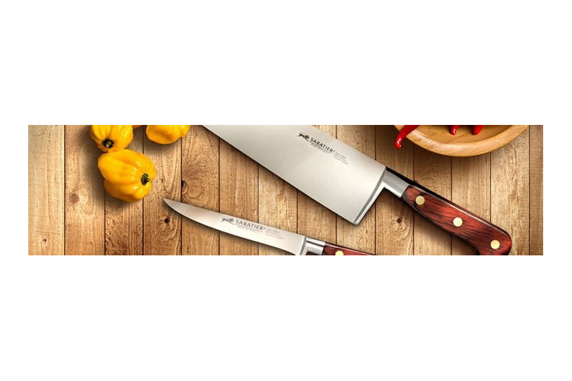 SABATIER Saveur Cuchillo de cocinero 100% forjado 25cm remaches de latón