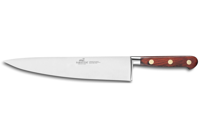 SABATIER Saveur 100% smidd kockkniv 25cm mässingsnitar