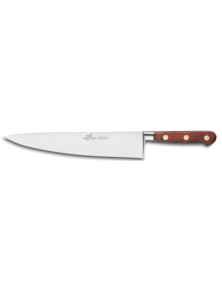SABATIER Saveur Coltello da chef forgiato al 100% da 25 cm Rivetti in ottone