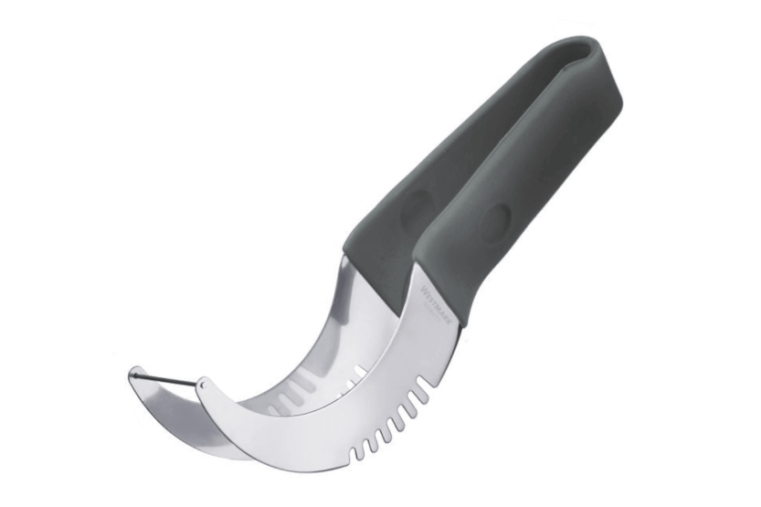 Wassermelonenschneider "Hook" Westmark Silikongriff und Klingen aus rostfreiem Stahl