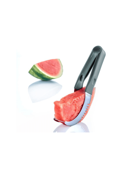 Wassermelonenschneider "Hook" Westmark Silikongriff und Klingen aus rostfreiem Stahl