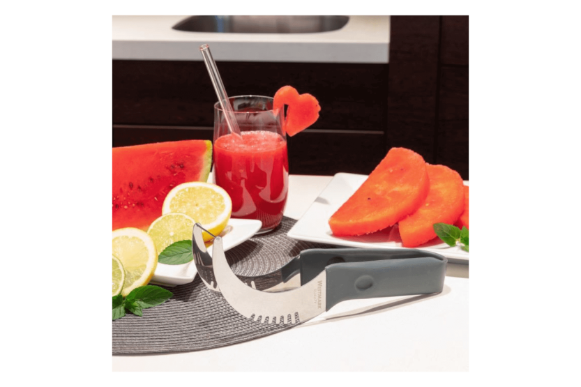 Cortafiambres Westmark "Hook" con mango de silicona y cuchillas de acero inoxidable