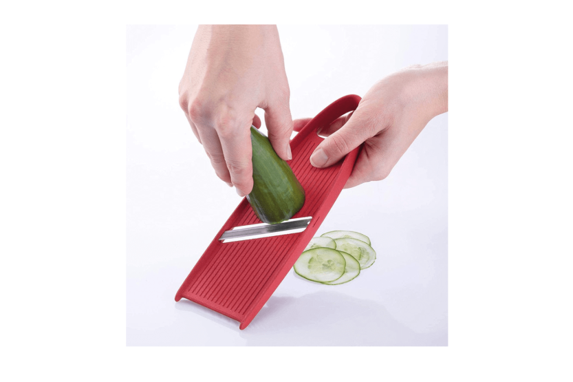 Keuken mandoline "Hobelix" Westmark lam acier inox + râpe à fromage
