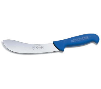 Cuchillo desollador Dick Ergogrip, mango azul 2