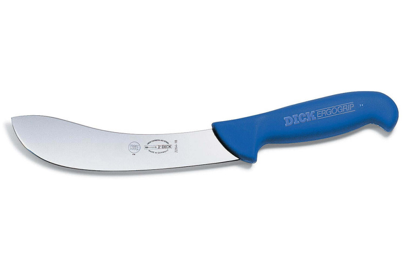 Cuchillo desollador Dick Ergogrip, mango azul