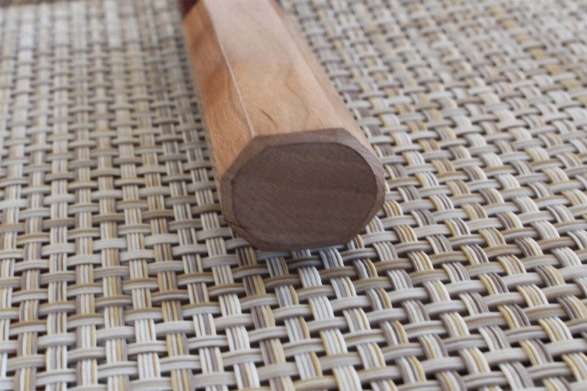 faca santoku japonesa faca santoku Yoshimi Kato 17cm SG2 Damasco em madeira de cerejeira feita à mão