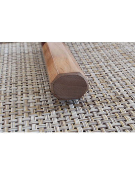 Japanisches handgefertigtes santokumesser Yoshimi Kato 17cm SG2 Damascus Kirschbaum