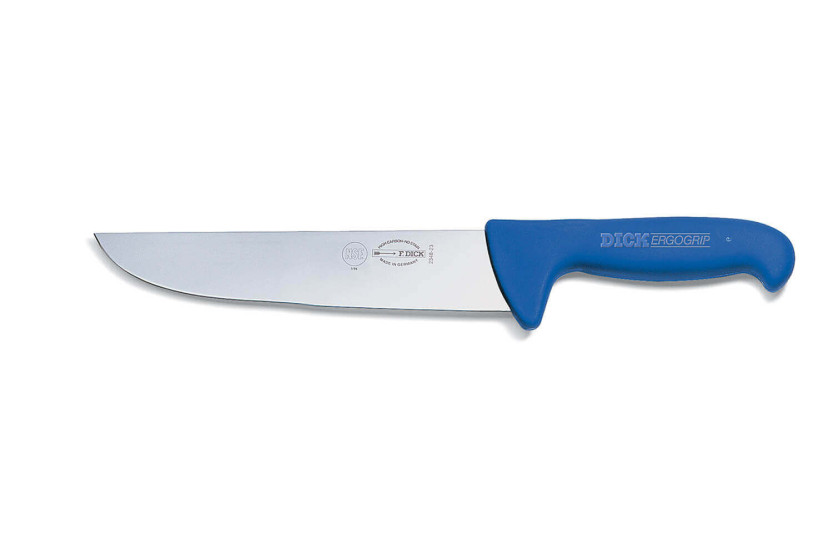 Faca de talhante Dick Ergogrip, cabo azul