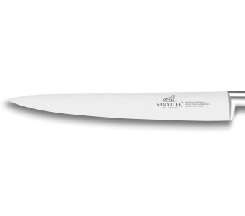 SABATIER Saveur Faca Faca de cortar 100% forjada 25cm rebites de latão 2