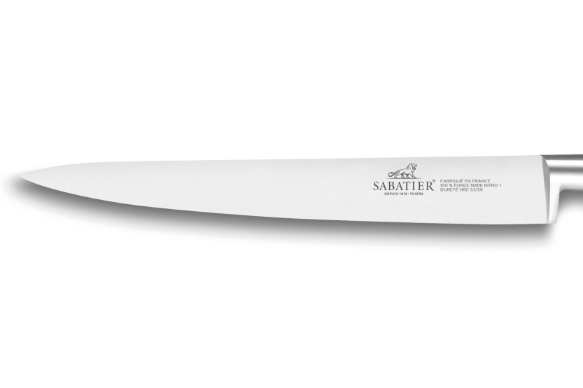 SABATIER Saveur Faca Faca de cortar 100% forjada 25cm rebites de latão
