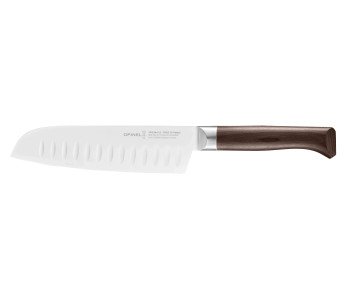 Opinel santoku mes met granton rand santoku mes Les Forgés 1890 17cm lemmet