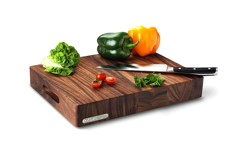 Bloque de cocina Continenta de madera de acacia con asas