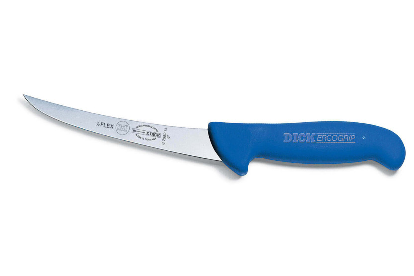 Faca de desossar Dick Ergogrip com lâmina curva semi-flexível