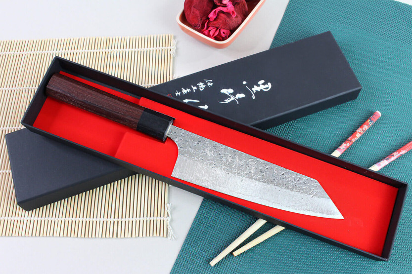 Yu Kurosaki Shizuku 17cm SG2 staal handgemaakt gehamerd japans bunka mes