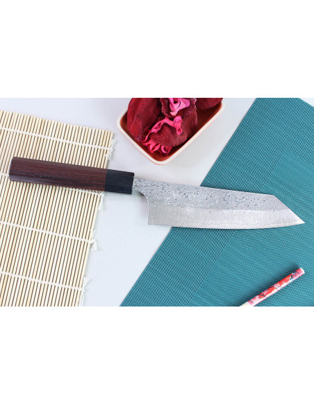 Yu Kurosaki Shizuku 17cm SG2 staal handgemaakt gehamerd japans bunka mes