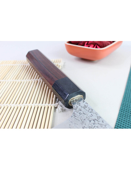 Yu Kurosaki Shizuku 17cm SG2 stål handgjord hamrad japansk bunka kniv
