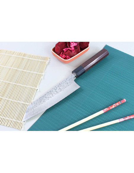 Yu Kurosaki Shizuku 17cm SG2 staal handgemaakt gehamerd japans bunka mes
