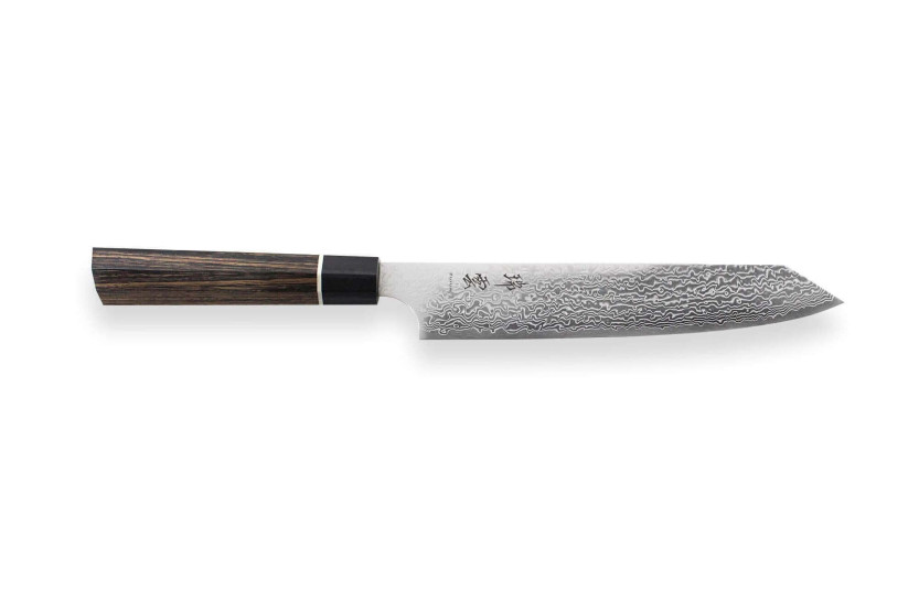 Faca universal japonesa de 15 cm em aço SPG2 damasco Kanetsugu Zuiun